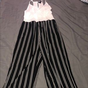 Striped Pants Jumpsuit